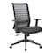 Boss Office Products Execuitve Mesh Task Chair with Antimicrobial Vinyl Seat B6566AM-BK - alternate 1